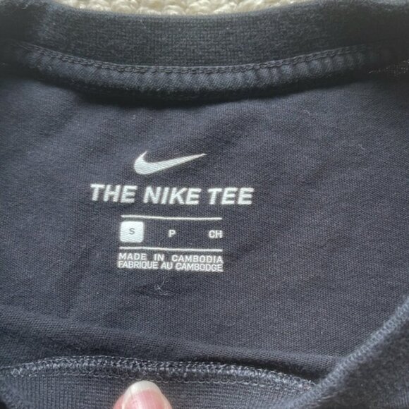 Nike Men’s Just Do It Crew Black Long Sleeved T-Shirt Size Small - Picture 6 of 12